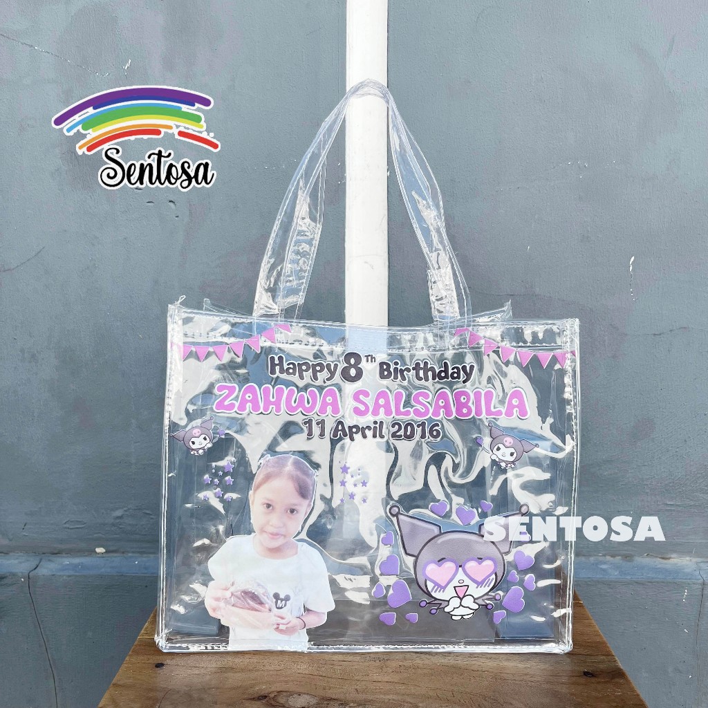 กระเป๋า UV MICA BIRTHDAY HAMPERS CUSTOM NAME UK 25 X 13 X 20 - ออกแบบฟรี