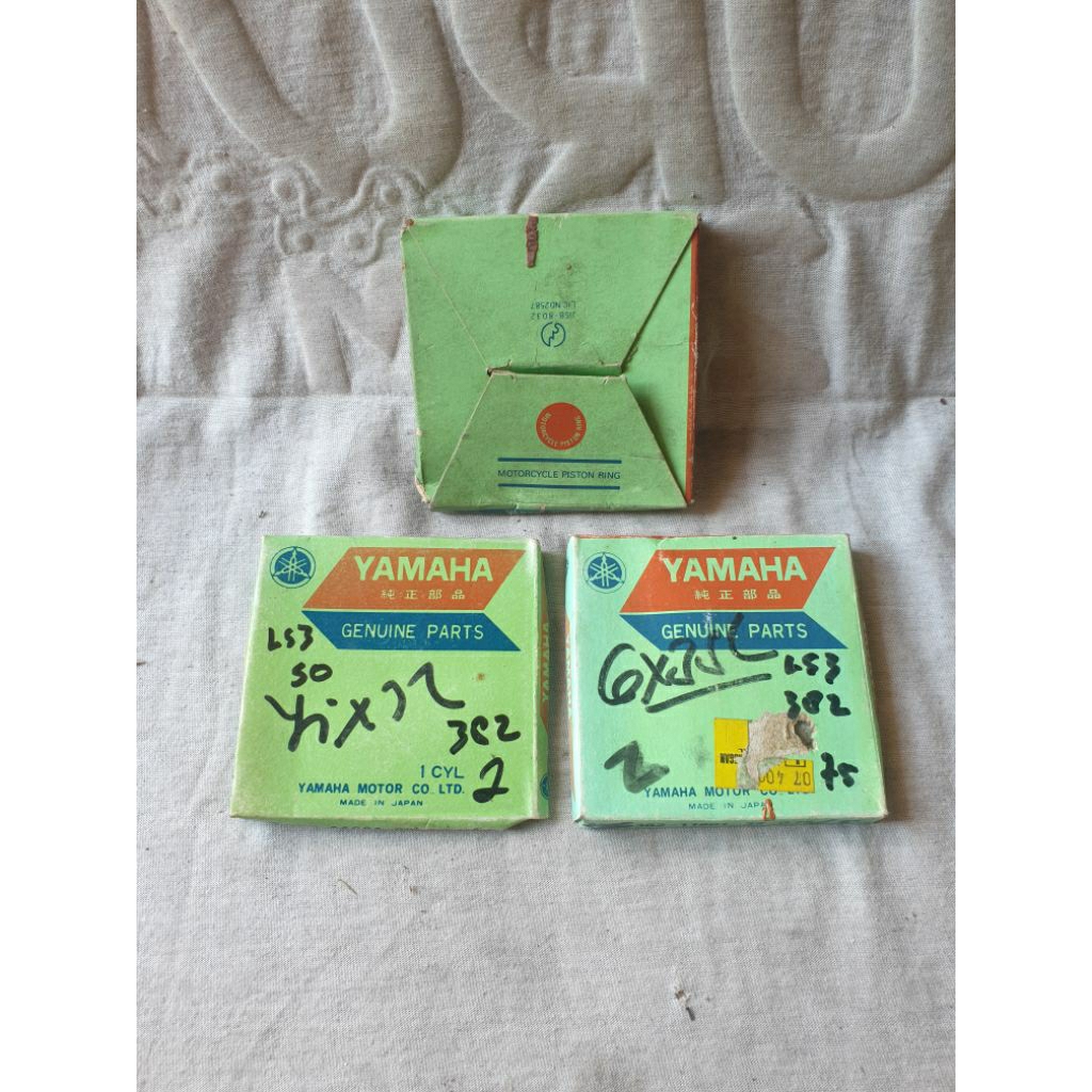 Yamaha Ls3 L2G Yb100 381 แหวนลูกสูบหนา Os Oversize 50 75 หมายเลขหายาก