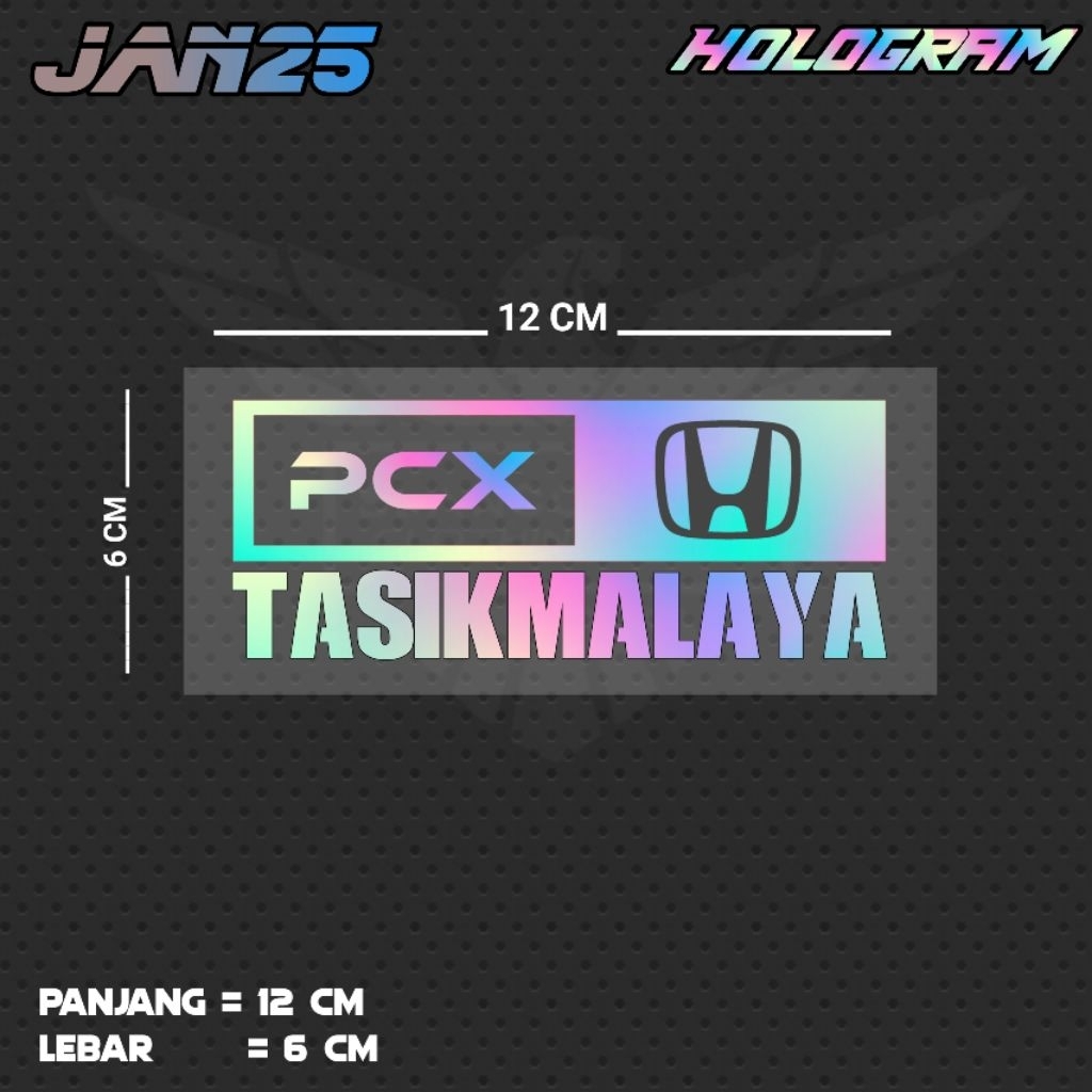 PCX TASIKMALAYA / JAN25 JBT สติ๊กเกอร์ตัด