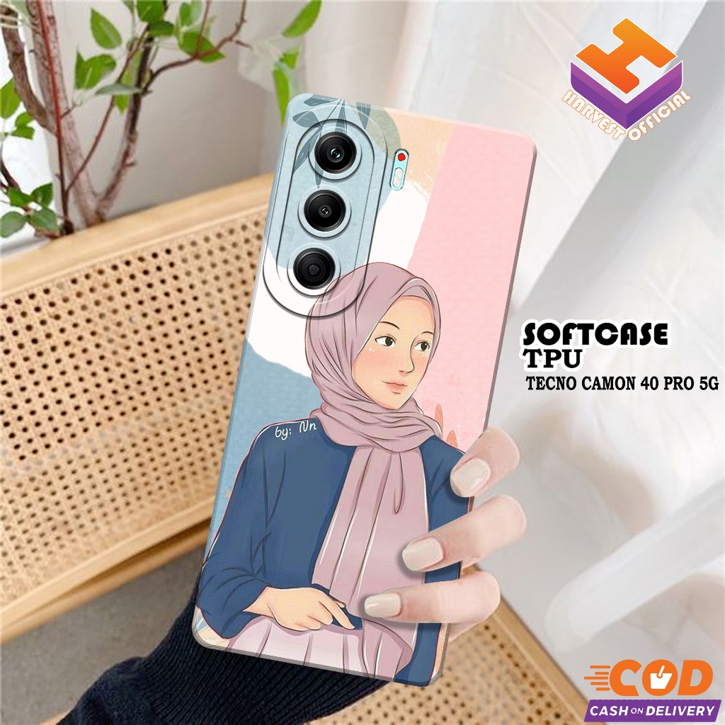 เคส Tecno Camon 40 Pro 5G ล่าสุด - เคส Tecno Camon 40 Pro 5G Softcase - Pro Camera Softcase Case - T