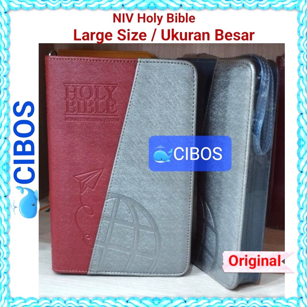 นิฟ คัมภีร์ศักดิ์สิทธิ์ เวอร์ชั่นต่างประเทศใหม่ ไซส์ใหญ่ / กลาง / เล็ก ดัชนี. 064 / 054 / 034. กะทัด