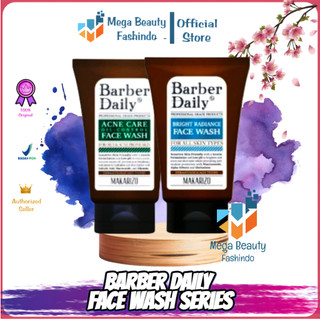 Barber Daily Face Wash Series 100ml | Bright Radiance  | Acne Care & Oil Control