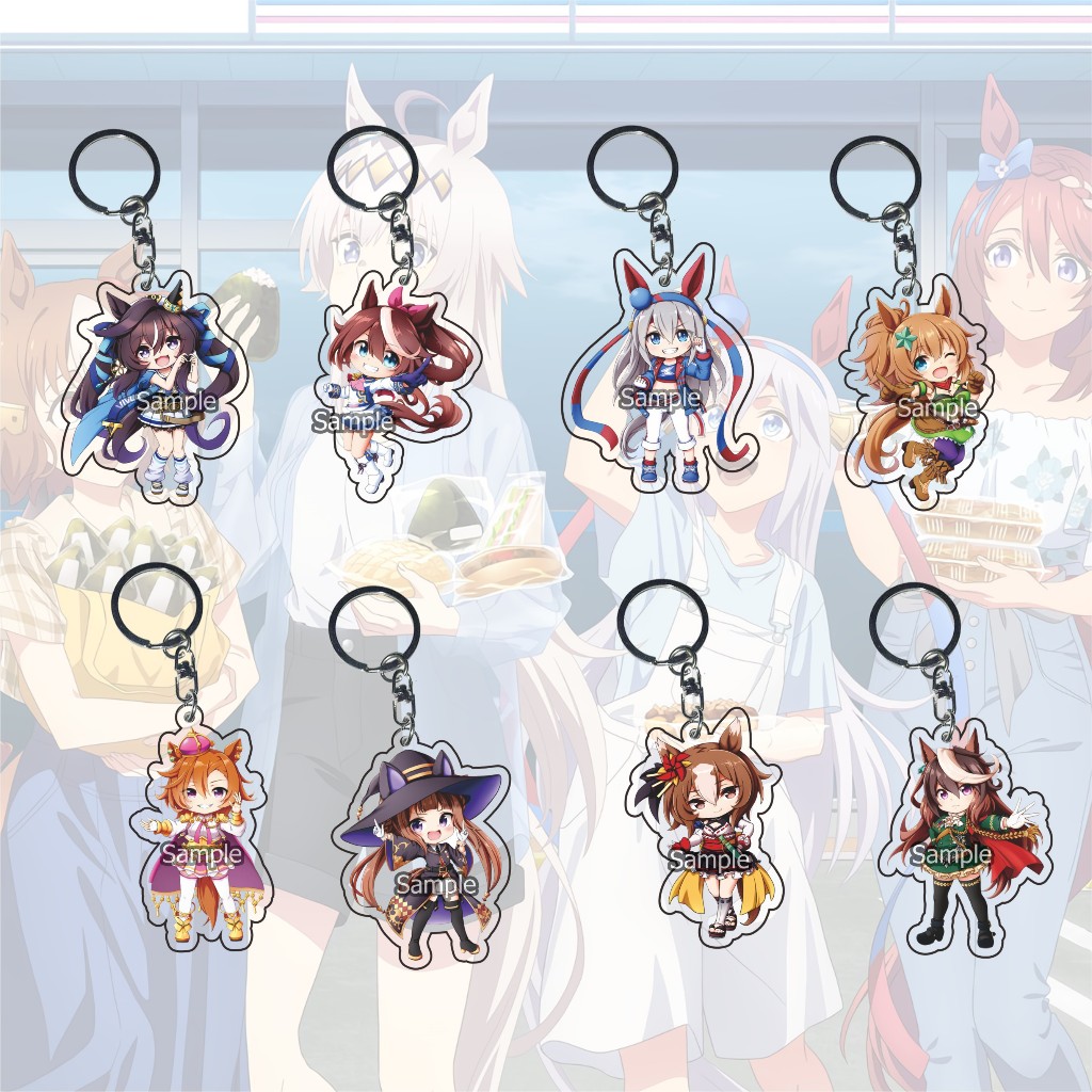GANTUNGAN Uma Musume เกมอะนิเมะ Key Chain part 04 - Sweep Tosho - Ganci - Key Chain - Symoni Rudolf 