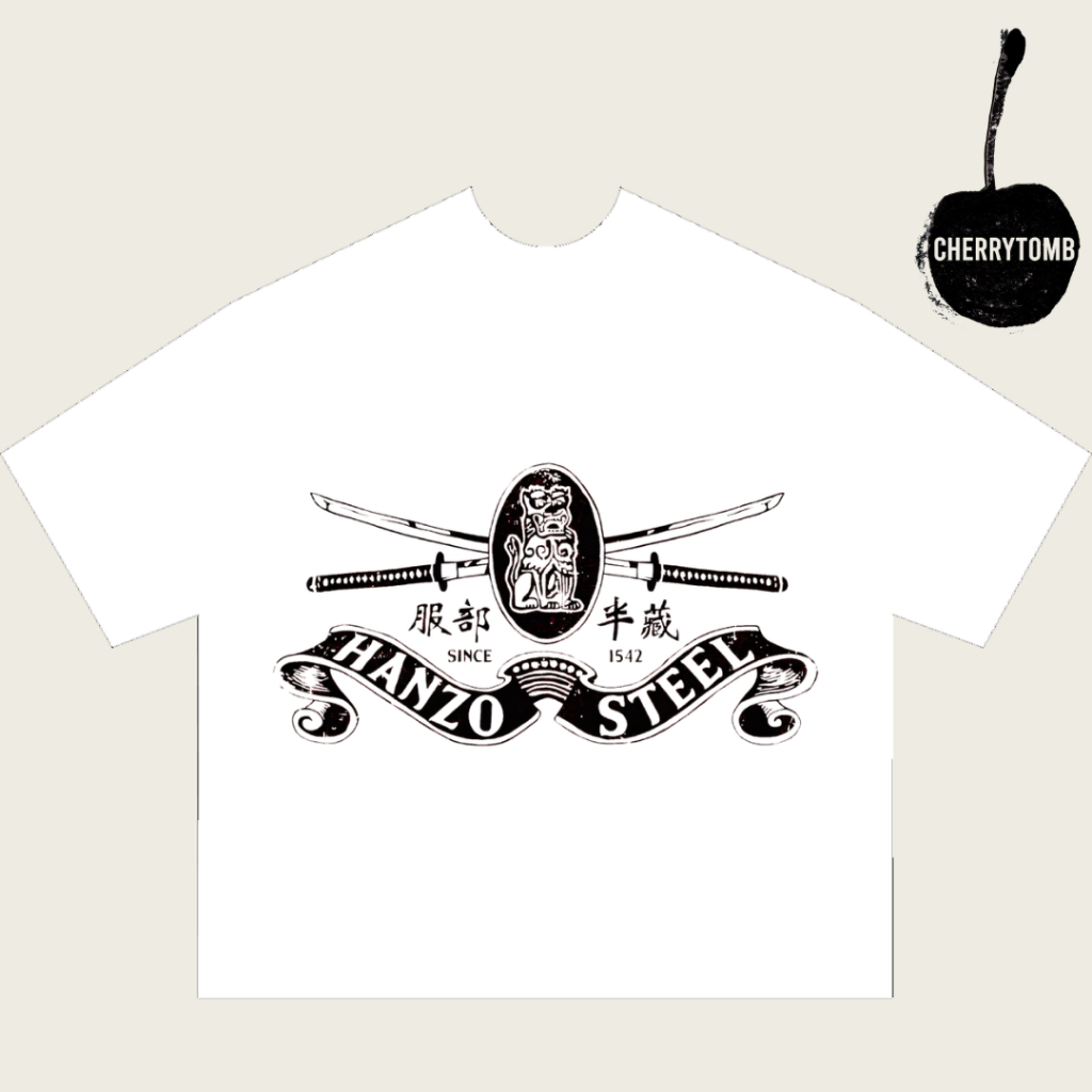 GRAPHIC TEE HANZOSTEEL AESTHETIC CLOTHES สําหรับผู้ชายและผู้หญิงเสื้อยืดผู้ชาย BOXY TSHIRT DISTRO