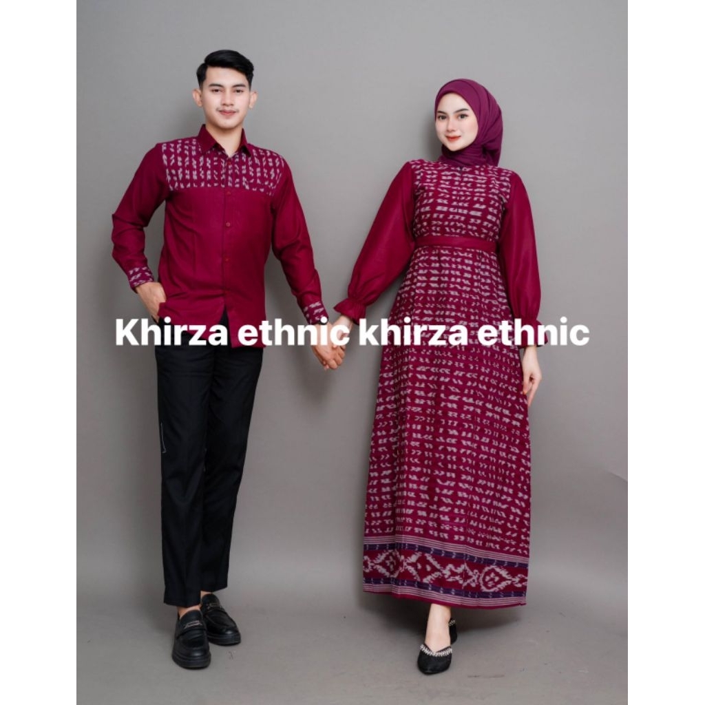 เสื้อผ้าลายทางสีแดง - COUPLE WOVEN - COUPLE - WOVEN COUPLE - COUPLE CLOTHES - COUPLE WEDDING CLOTHES