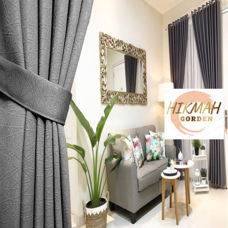 WINDOW CURTAINS PLAIN CURTAINS BLACKOUT CURTAINS MINIMALIST ประตู CURTAINS