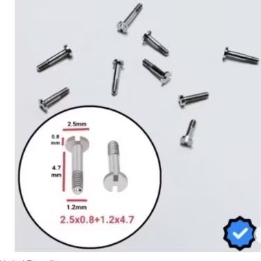 Hublot Watch Screw Watch Bolt เส้นผ่านศูนย์กลาง: 1.2 มม. สแตนเลส H Bolt Head