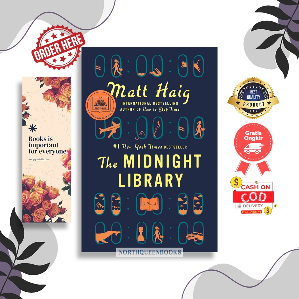 The Midnight Library โดย Matt Haig (ภาษาอังกฤษ)