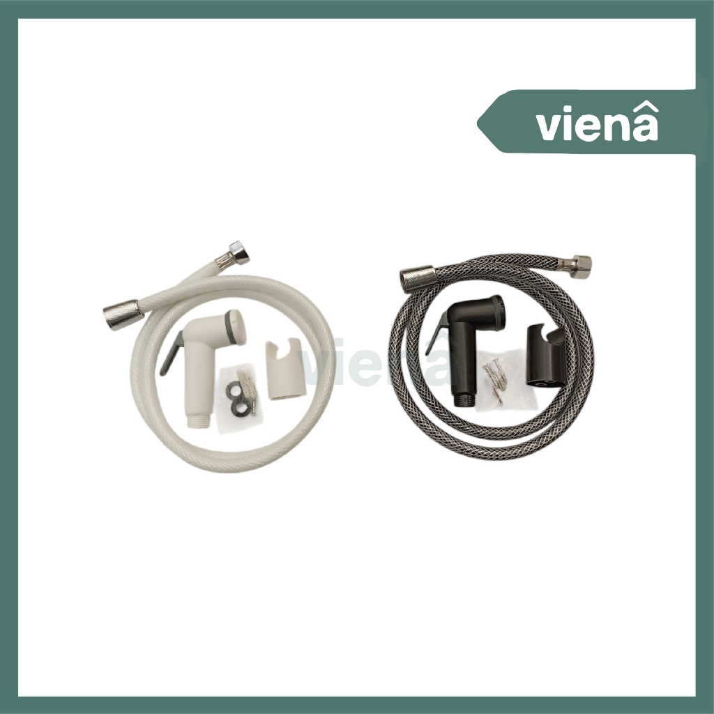[ VIENA ] Jet Shower Closet Shower Toilet Bidet / Shower Bidet White & Black ABUSS