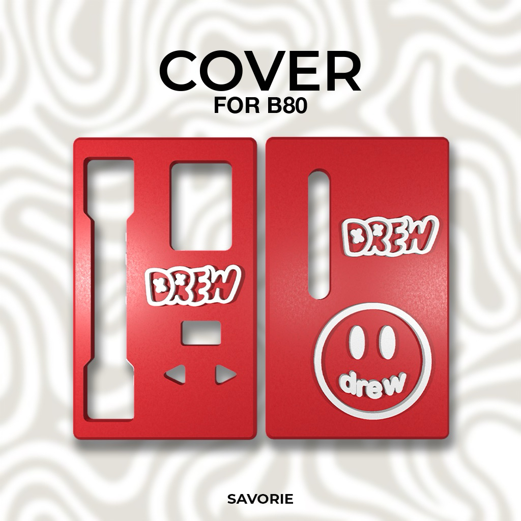 DREW RED WHITE B8O CASE 3D PRINT MAGNETIC