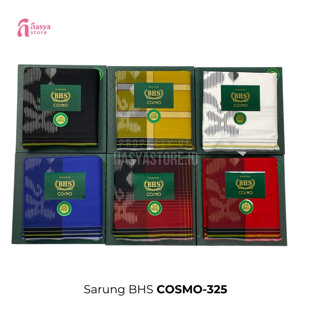 BHS Cosmo Gold K26 ผ้าซิ่น ผสมลายและสี ผ้าซิ่นทอง BHS Cosmo ดั้งเดิม