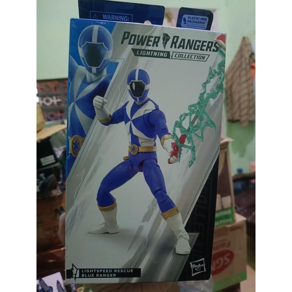 Power Rangers Lightning Collection Lightspeed Rescue แอ็คชั่นฟิกเกอร์ Blue Ranger