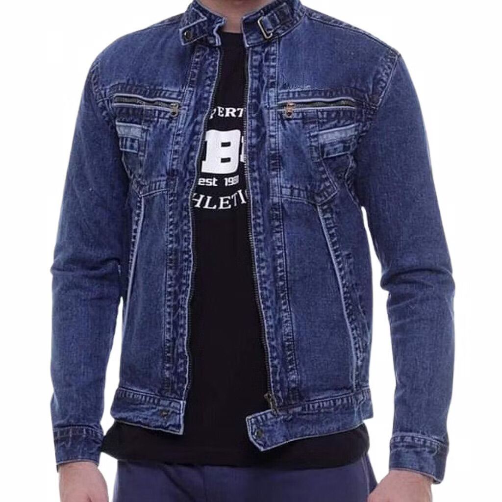 PREMIUM JEANS JACKET / เสื้อแจ็คเก็ตผู้ชาย / BIKER JACKET / LEpIS JACKET / แจ็คเก็ตยีนส์ผู้ชาย /