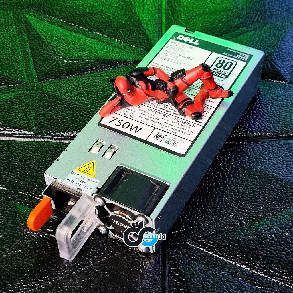 แหล่งจ่ายไฟเซิร์ฟเวอร์ Dell PowerEdge R520 R620 R720 750Watt