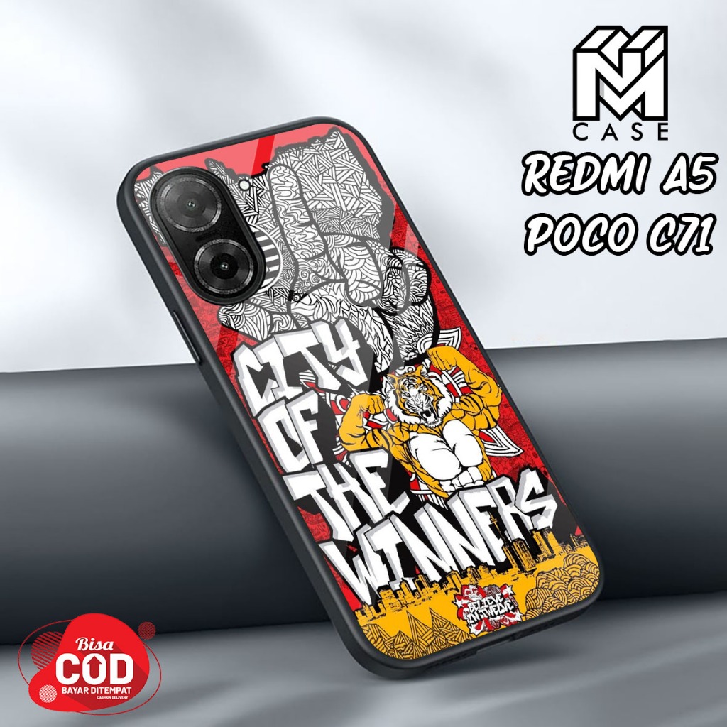 เคส NM - ล่าสุด REDMI A5 / POCO C71 เคสแฟชั่น Club Bola Casing Hp Case Softcase Hardcase Back Protec