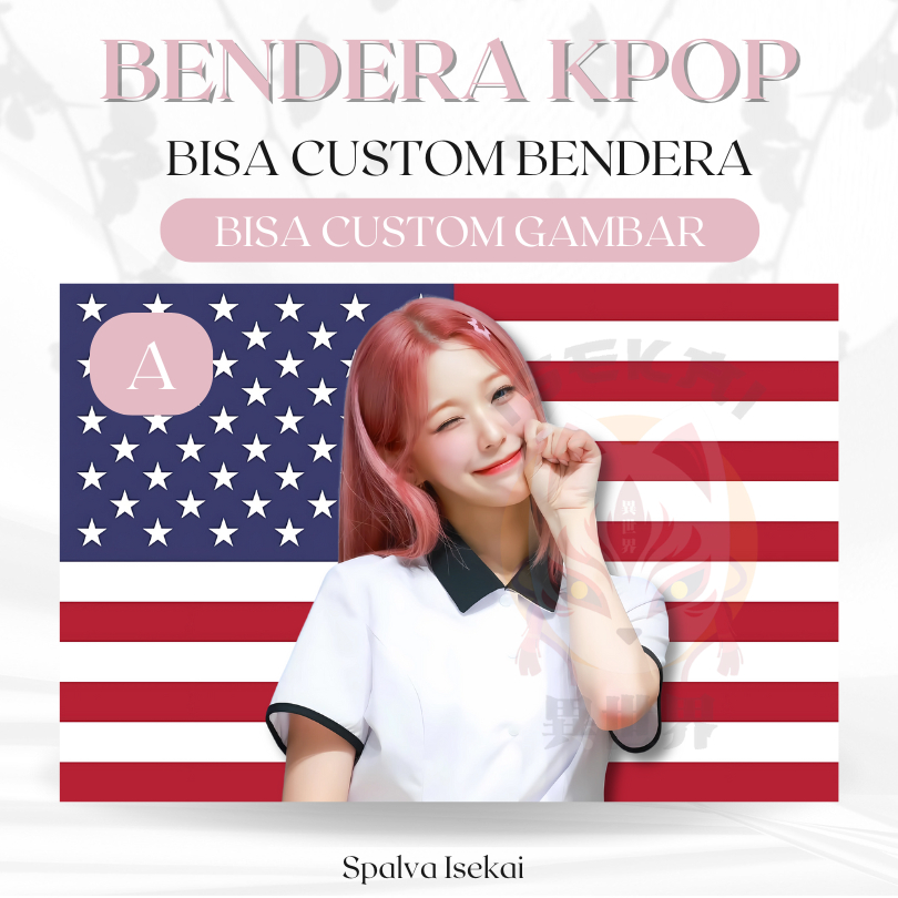 AMERICA KPOP JIHEON Flag Faris_9 FROMIS9 / โปสเตอร์ KPOP / KPOP FLAG Baek Jiheon / พรม KPOP / พรม Kp
