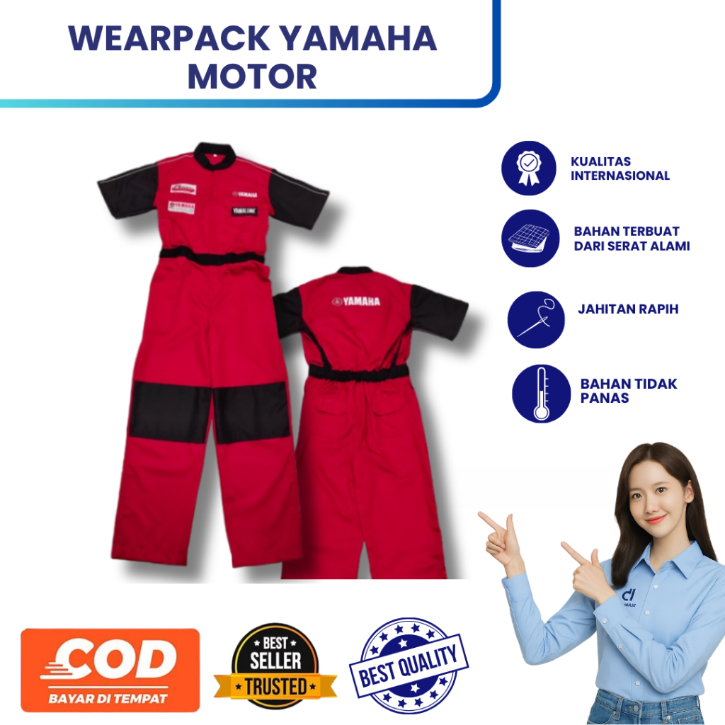 Yamaha Mechanic Uniform Yamaha Wearpack Yamaha Mechanic Uniform Yamaha Workshop Uniform