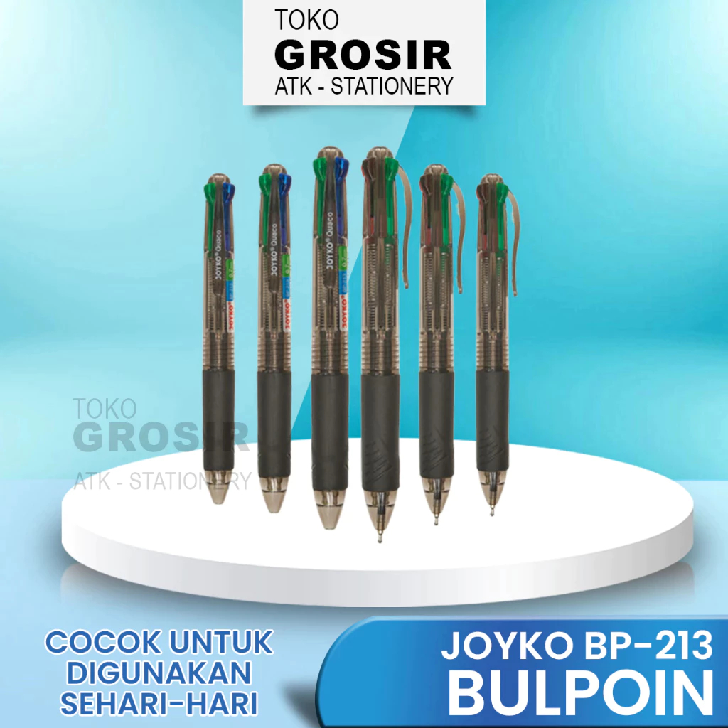 (LIVE) [PCS] JOYKO BP-213 QUACO 4 COLOR BALL PEN / PEN / PEN / BALL PEN (0.7MM) 2