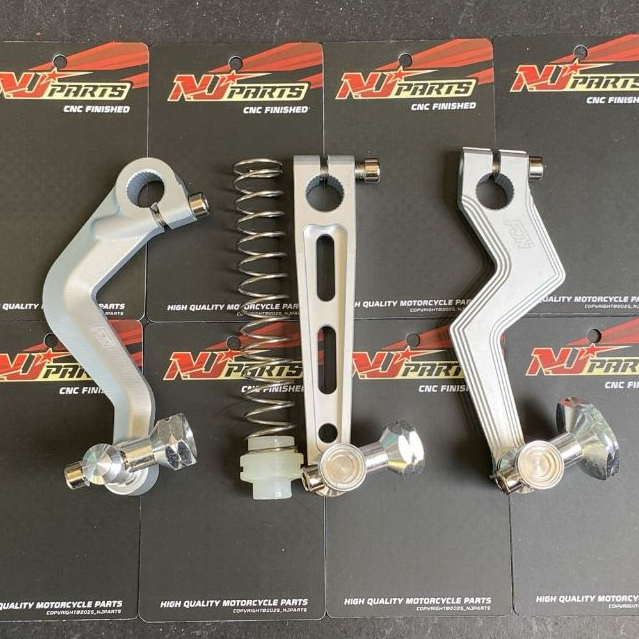 แพ็คเกจขาเบรก NJPARTS 1 ชุด สปริงคันเบรคไนลอน ฝึกซ้อมสากล aerox vario all MOTORCYCLE BRAKE TRHIGH RX