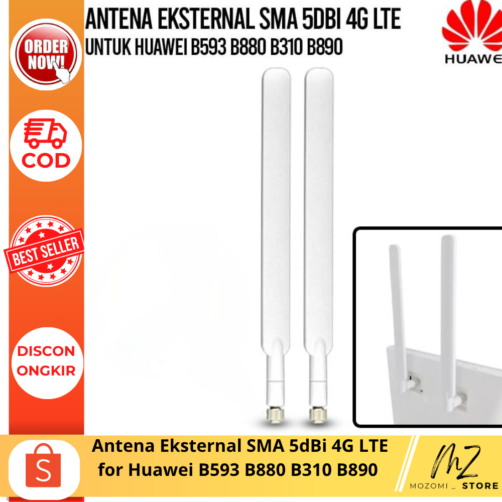 SMA 5dBi เสาอากาศภายนอก 4G LTE สําหรับ Huawei B593 B880 B310 B890
