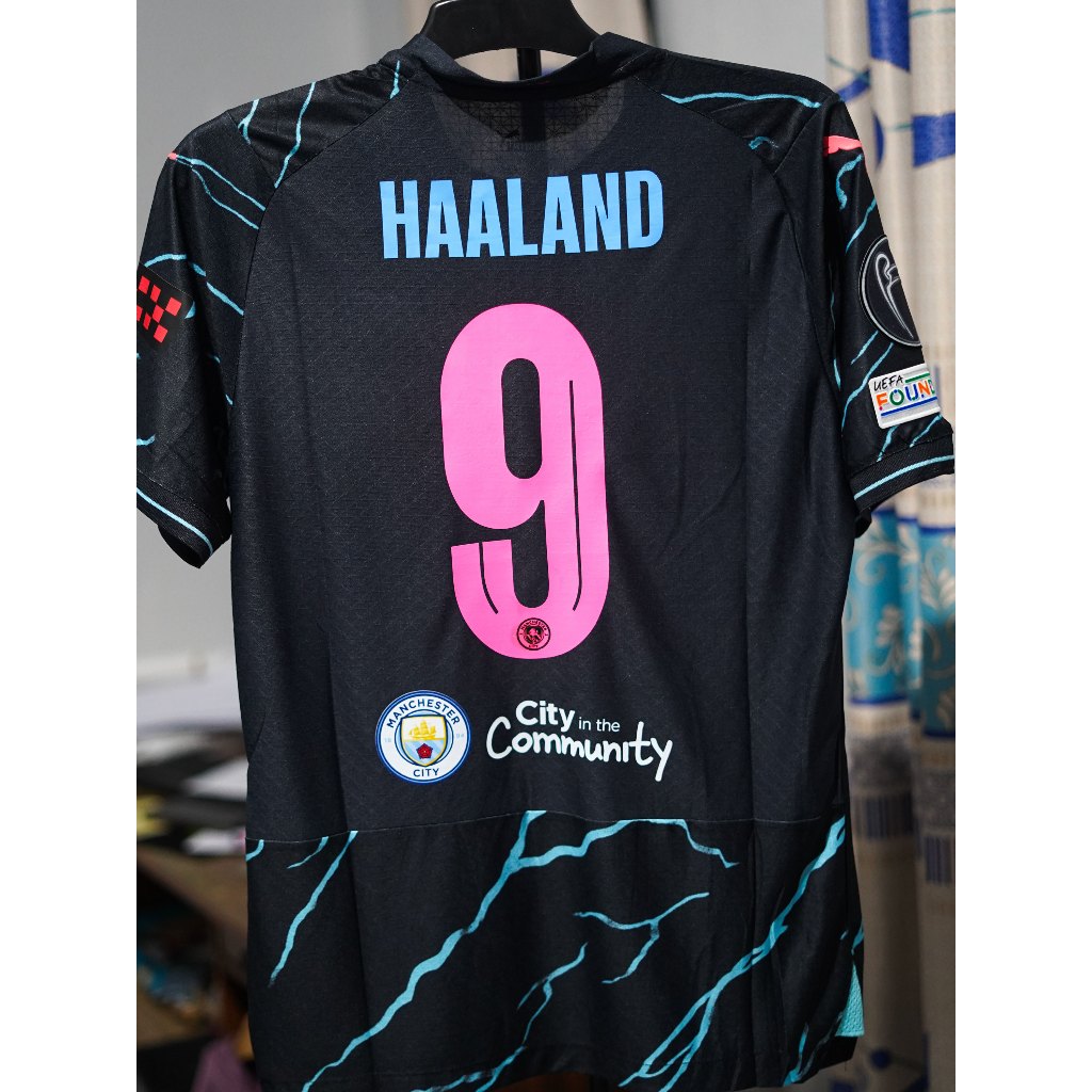 JERSEY MANCHESTER CITY 3RD 2023 2024 PI - 9 HAALAND