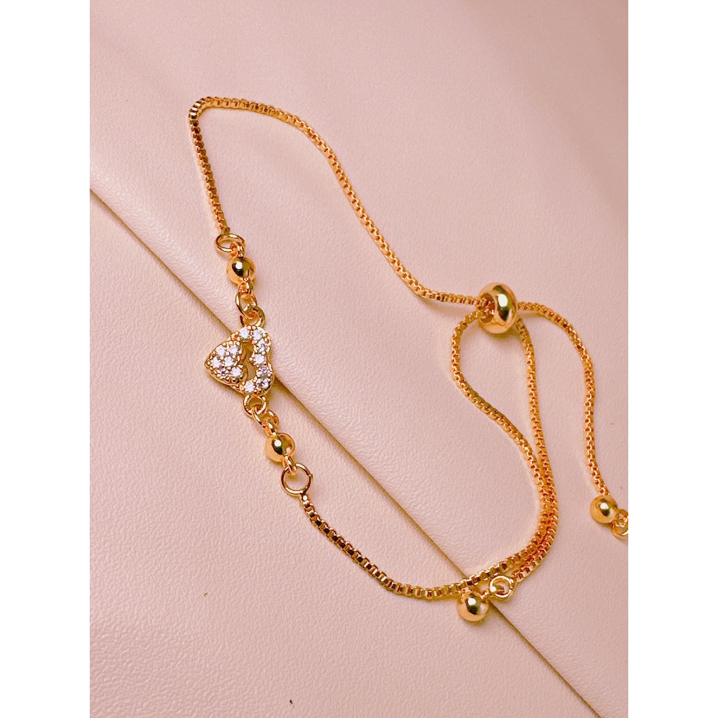 สร้อยข้อมือเชือกทอง Z04 สวยหรู MJ