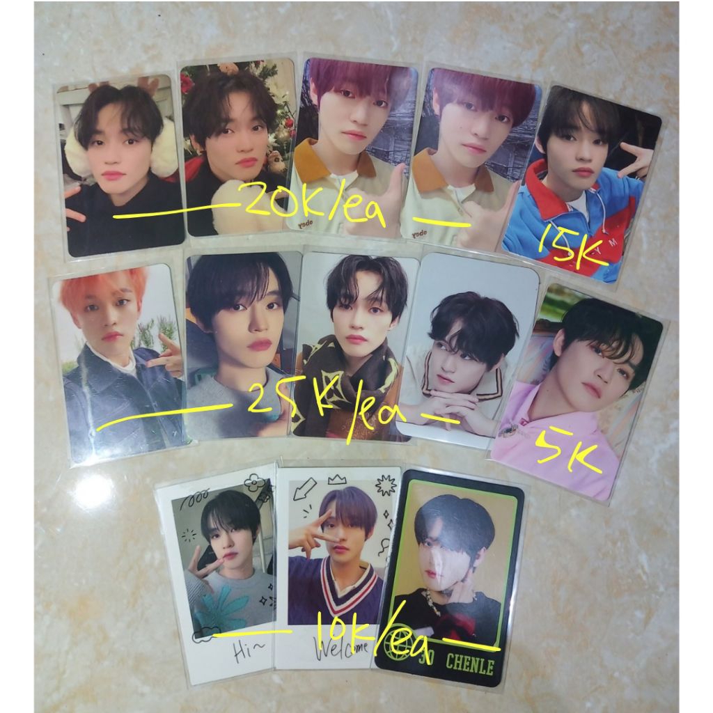 การ์ดรูปถ่าย NCT CHENLE