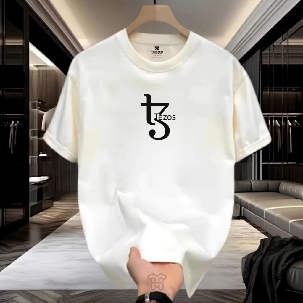 Distro Cotton "Tezos" 20S T-Shirt - สบายและนุ่ม Unisex ของแท้ คุณภาพระดับพรีเมียม ล่าสุด