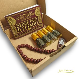 Paket 4 Botol Parfum Rindu Baitullah 3ml, Roll On Non Alkohol, Wangi Tahan Lama Hadiah Umrah