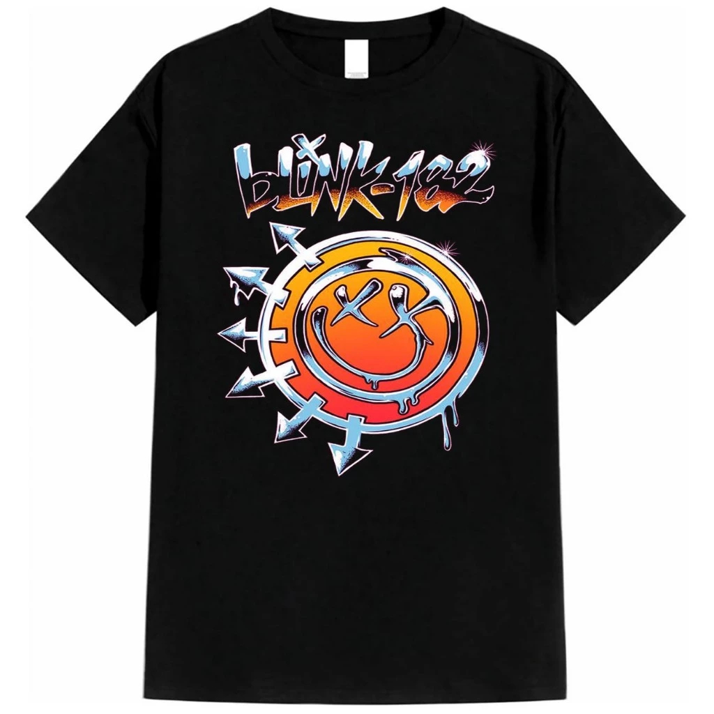 Asxar_Store เสื้อยืด Music Distro - เสื้อยืด BLINK 182 / Blink 182