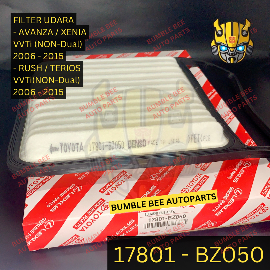 ไส้กรองอากาศ - AVANZA VVTI XENIA VVTI RUSH TERIOS - 17801-BZ050