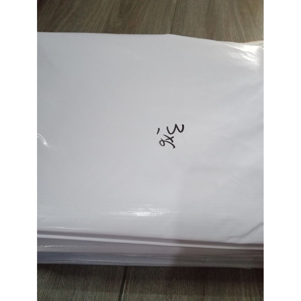 PLAIN WHITE BANNER 1x9 เมตร