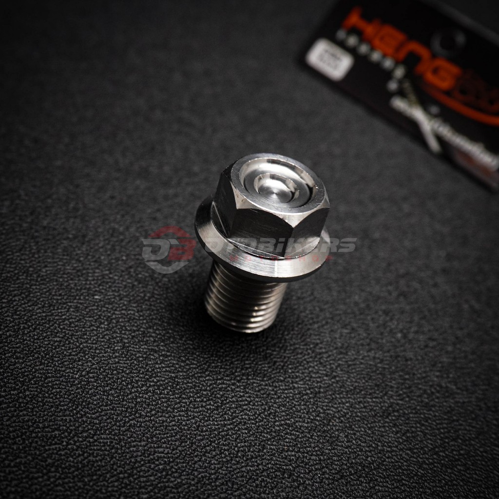 XMAX 250 สแตนเลส HNEG ท่อไอเสีย O2 ฝาครอบเซนเซอร์ bolt