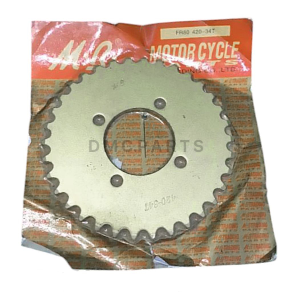 REAR WHEEL GEAR / REAR WHEEL GEAR SUZUKI FR80 FR80N FR80CDI FR 80 N CDI 420-34T (ยี่ห้อ MB)