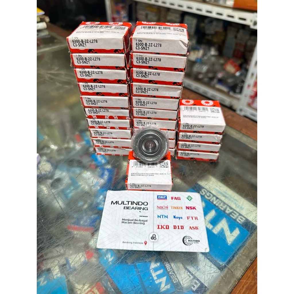 แบริ่ง 6300 ZZ C3 FAG ORIGINAL