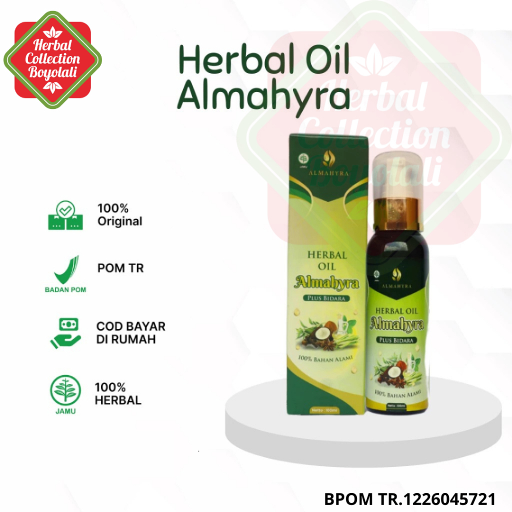 Almahyra Herbal Oil 100 ml Minyak Serbaguna untuk Urut Pijat halal bpom