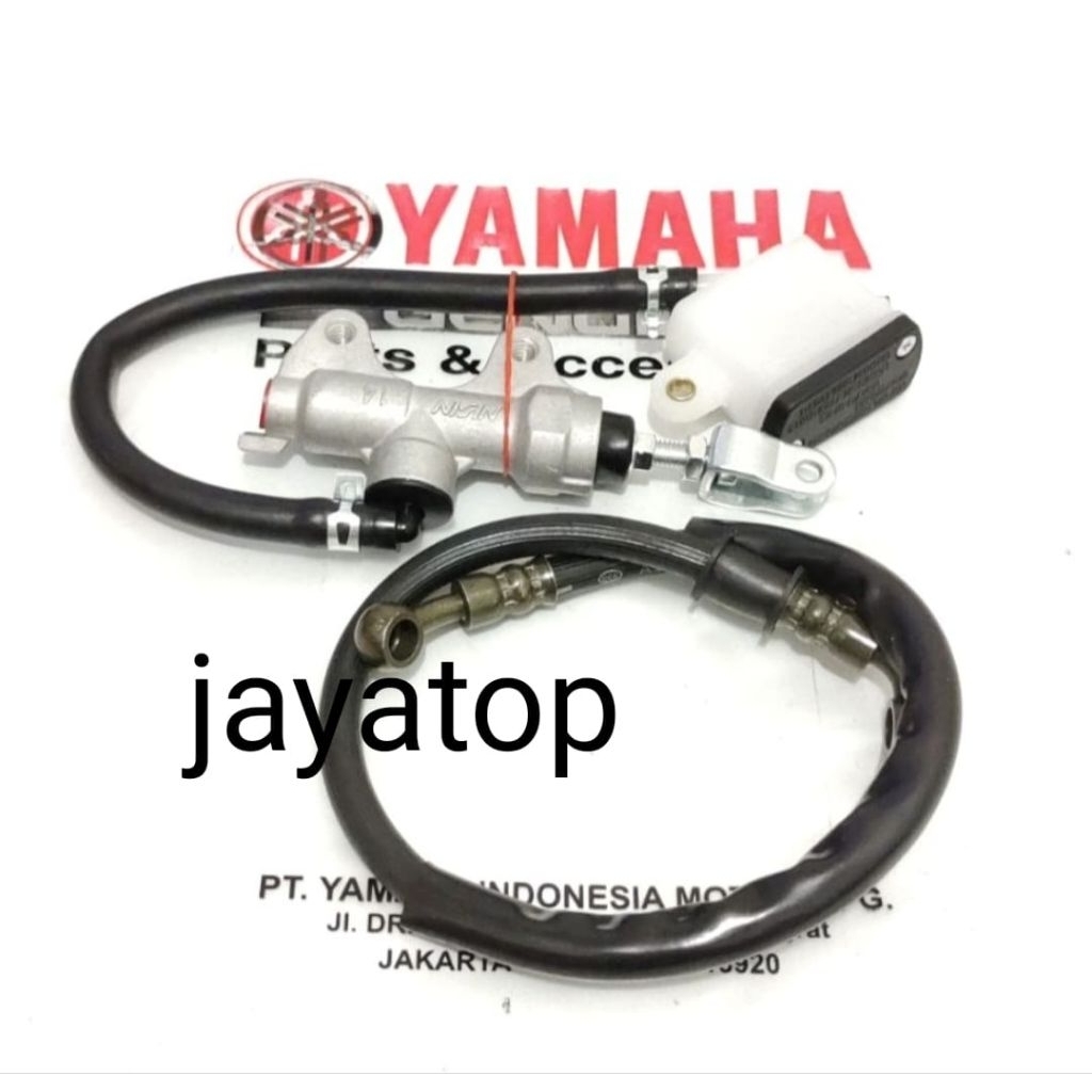 แม่ปั๊มเบรคหลัง+ท่อเบรคหลัง Yamaha Vixion ใหม่, R15 V2, R15 V3, R15 v4, mt15, xabre