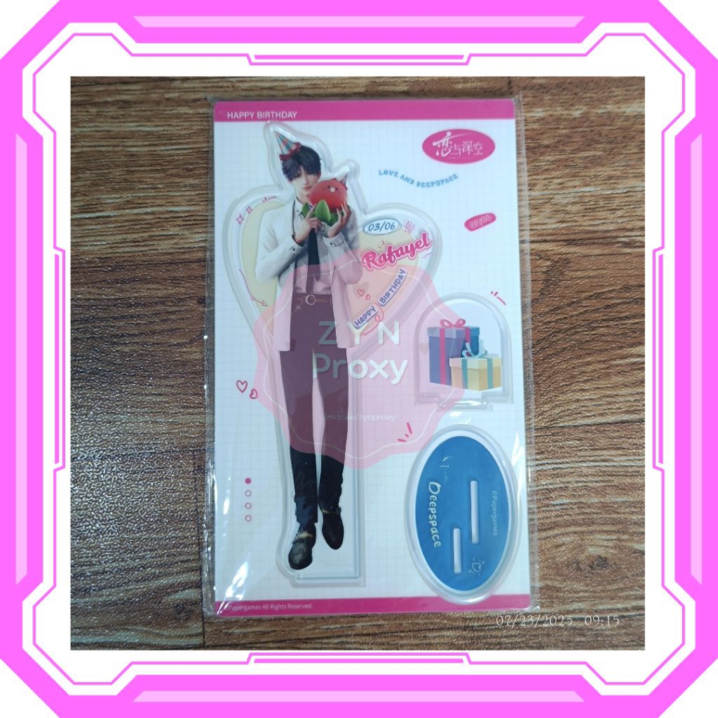 LOVE AND DEEPSPACE LADS Rafayel Birthday 2024 สแตนดี้