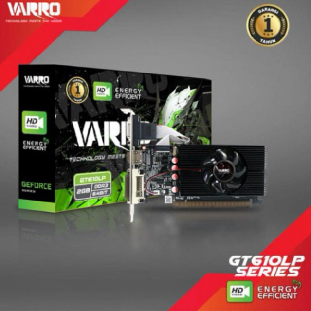 VGA VARRO GT610 2GB DDR3 64BIT GT 610