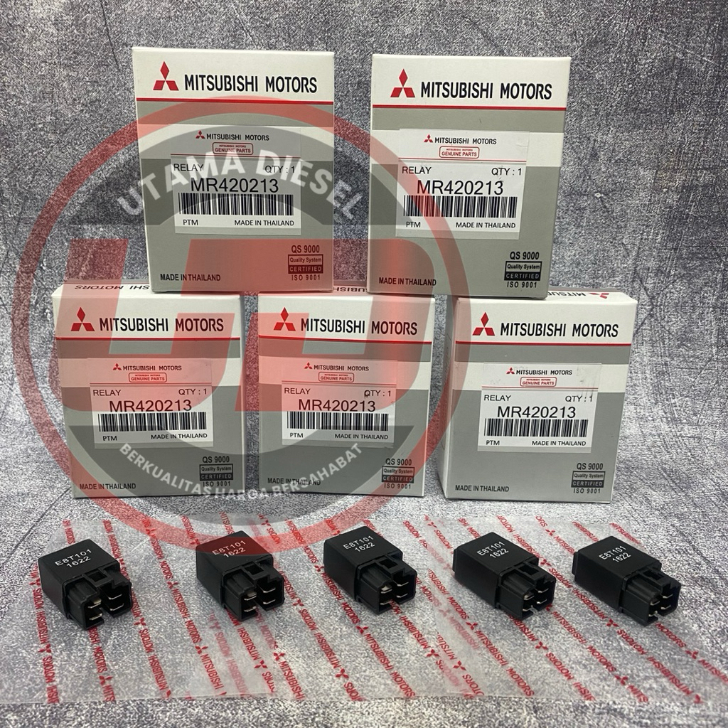Mitsubishi T120SS รีเลย์เครื่องยนต์ฉีด 4 พิน (MR420213/E8T101-1622) 1 ชิ้น