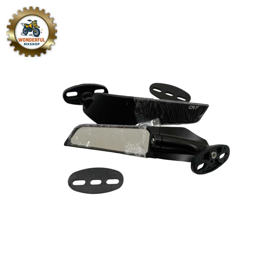 MINI WINGLET กระจก CR7 3249 NMAX R25 NINJA BLACK