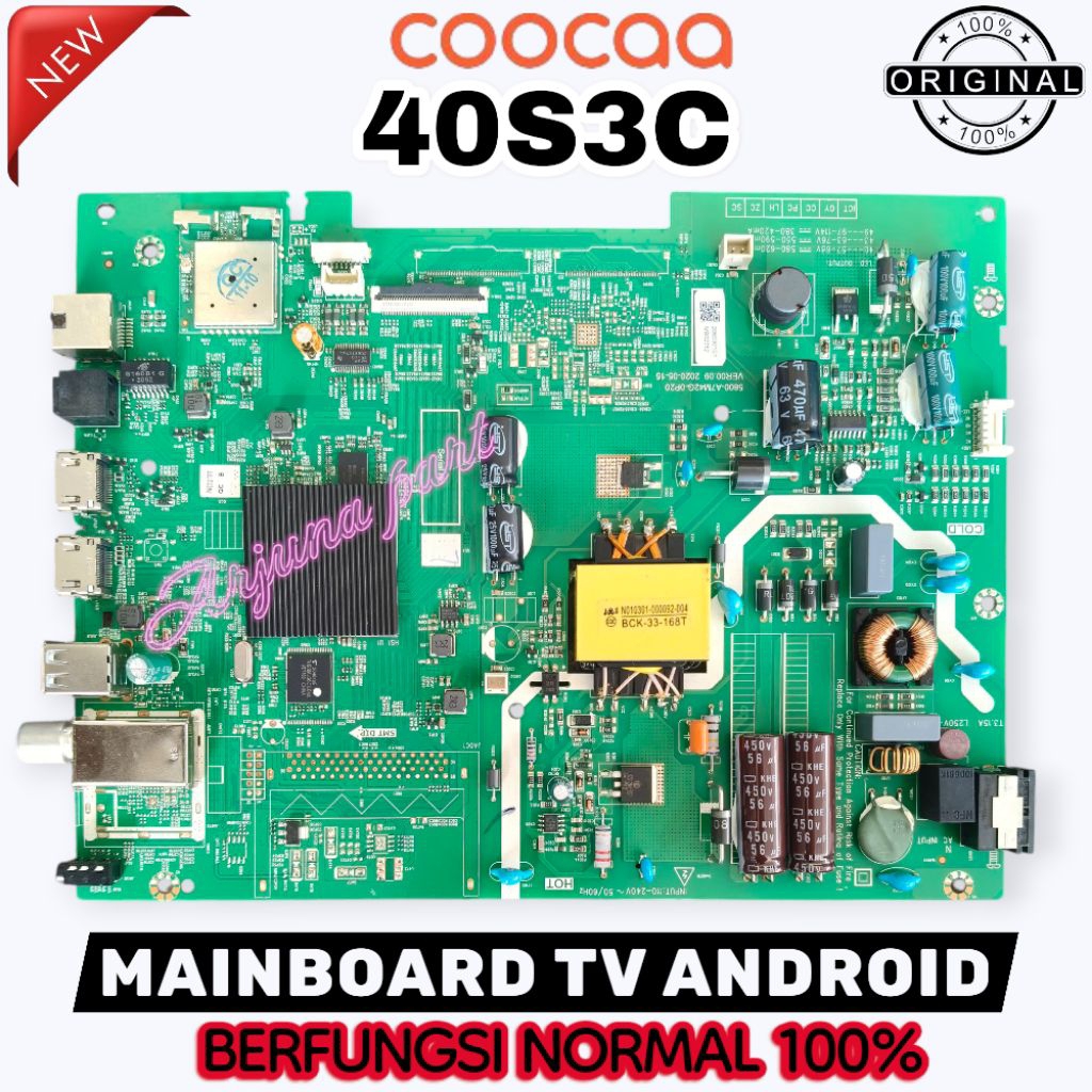 MESIN COOCAA 40S3C TV MAINBOARD / MB TV COOCAA 40S3C / COOCAA 40S3C TV MODULE / COOCAA 40S3C / 40S3C