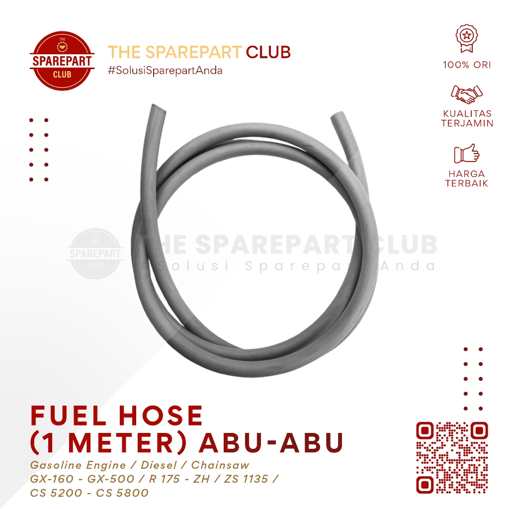 MESIN 1 เมตรสีเทาเบนซินท่อเครื่องยนต์ GX160 GX 160 200 270 390 420 460 500 ดีเซล R175 R 175 180 185 