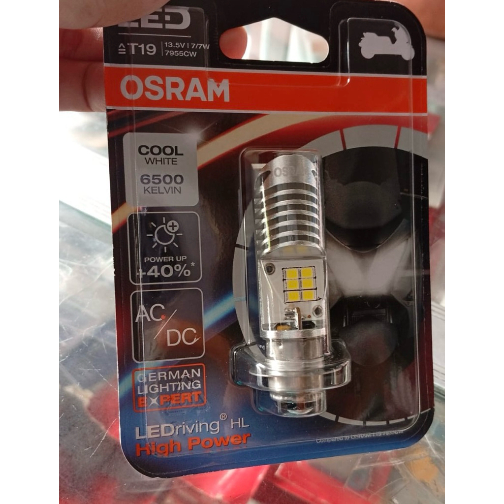 OSRAM โคมไฟ LED หลอดไฟสําหรับ AUTOMATIC DUCK WHITE 6500 KELVIN T19 M5 H6 K1 / โคมไฟ LED สําหรับ MIO 