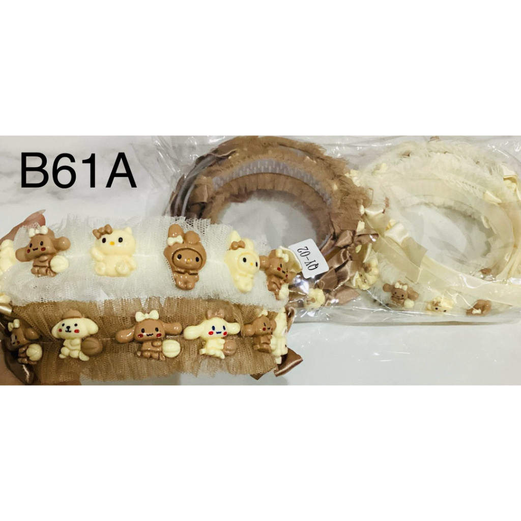 DOZENS B18, B19, B61(A) ที่คาดผม Sanrio jejer เนื้อหา 12 ชิ้น