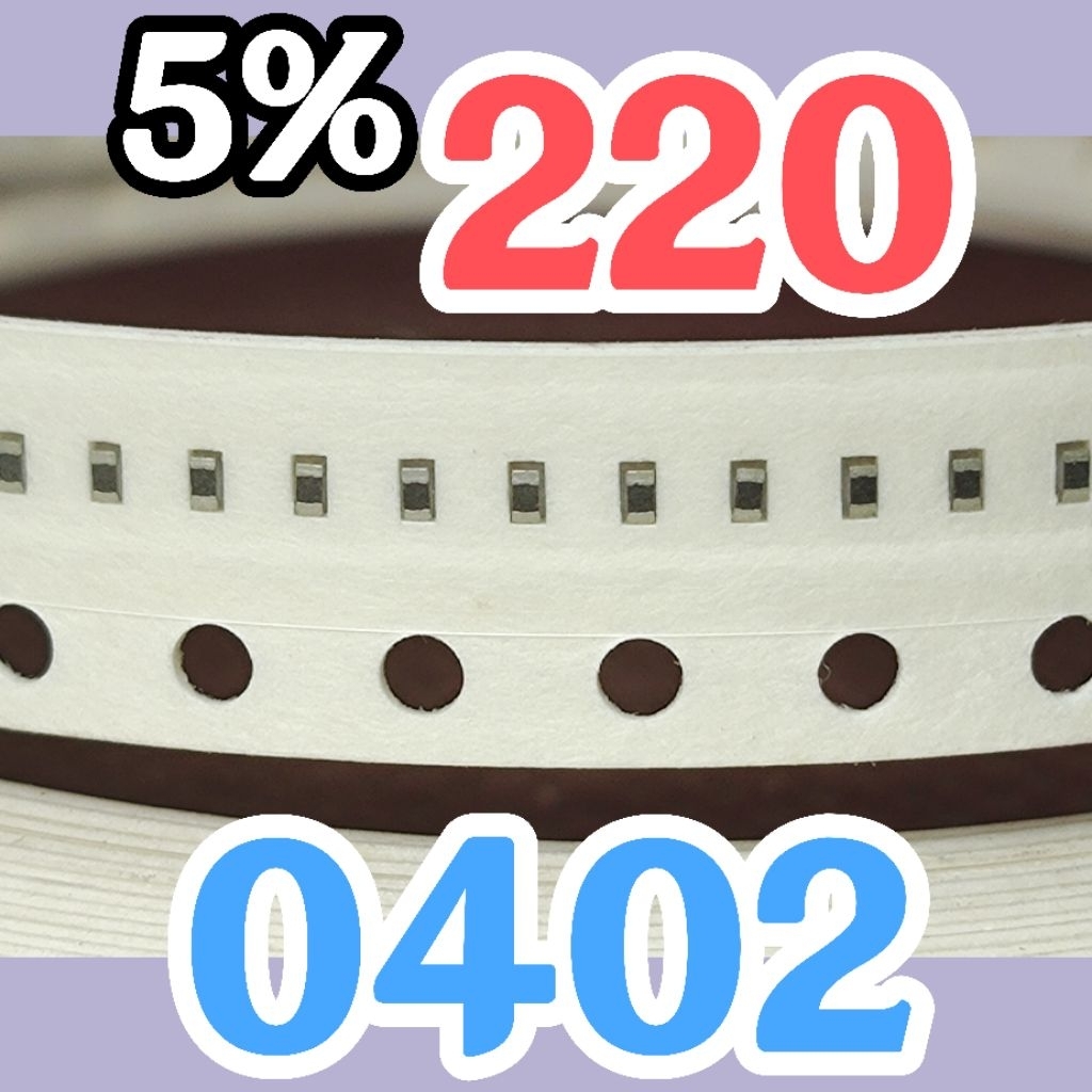 10 ชิ้น ตัวต้านทานชิป smd 220 22R 5% ขนาด 0402 1005 22ohm 22 โอห์ม