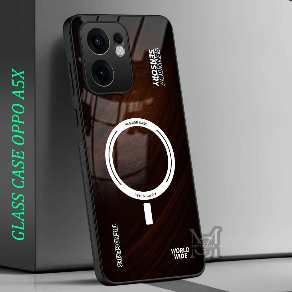 Softcase Glass Glitter Glass OPPO A5X - OPPO A5X - OPPO A5X 2025 - เคส HP OPPO - A5X