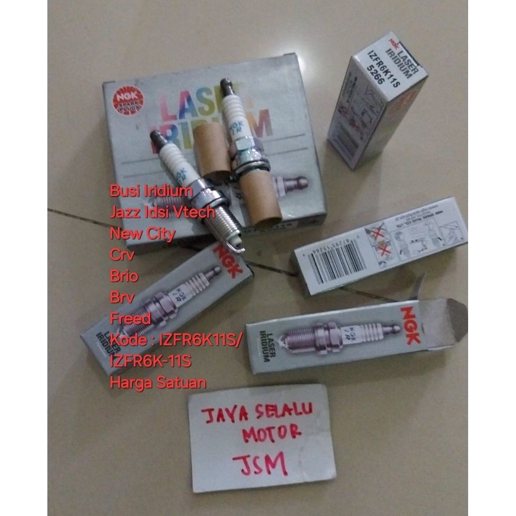 หัวเทียนอิริเดียม หัวเทียน Honda Jaz Jazz Old Lama Idsi GD3 Vtec Vtech GE8 New City Crv Brio Brv Fre