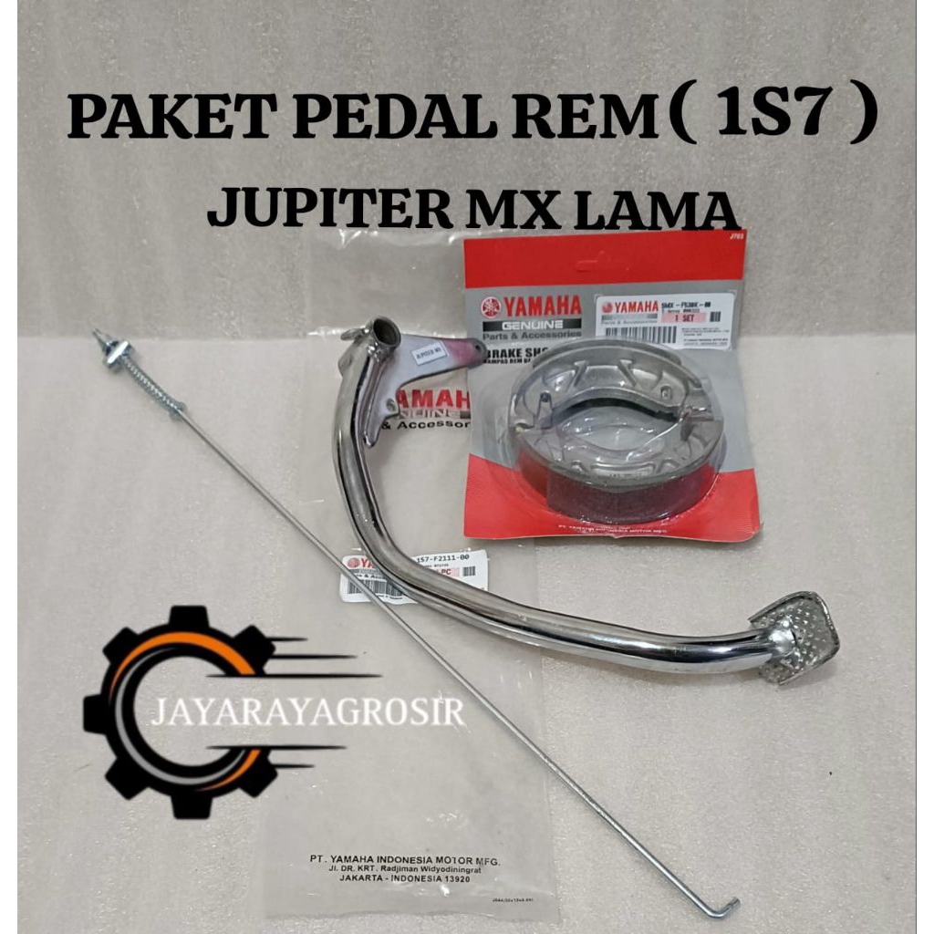 BRAKE STEP PACKAGE + ไฟเบรค + ค่ายเบรค (1S7) YAMAHA JUPITER MX LAMA VEDAL REAR BRAKE CAMP คุณภาพสูง