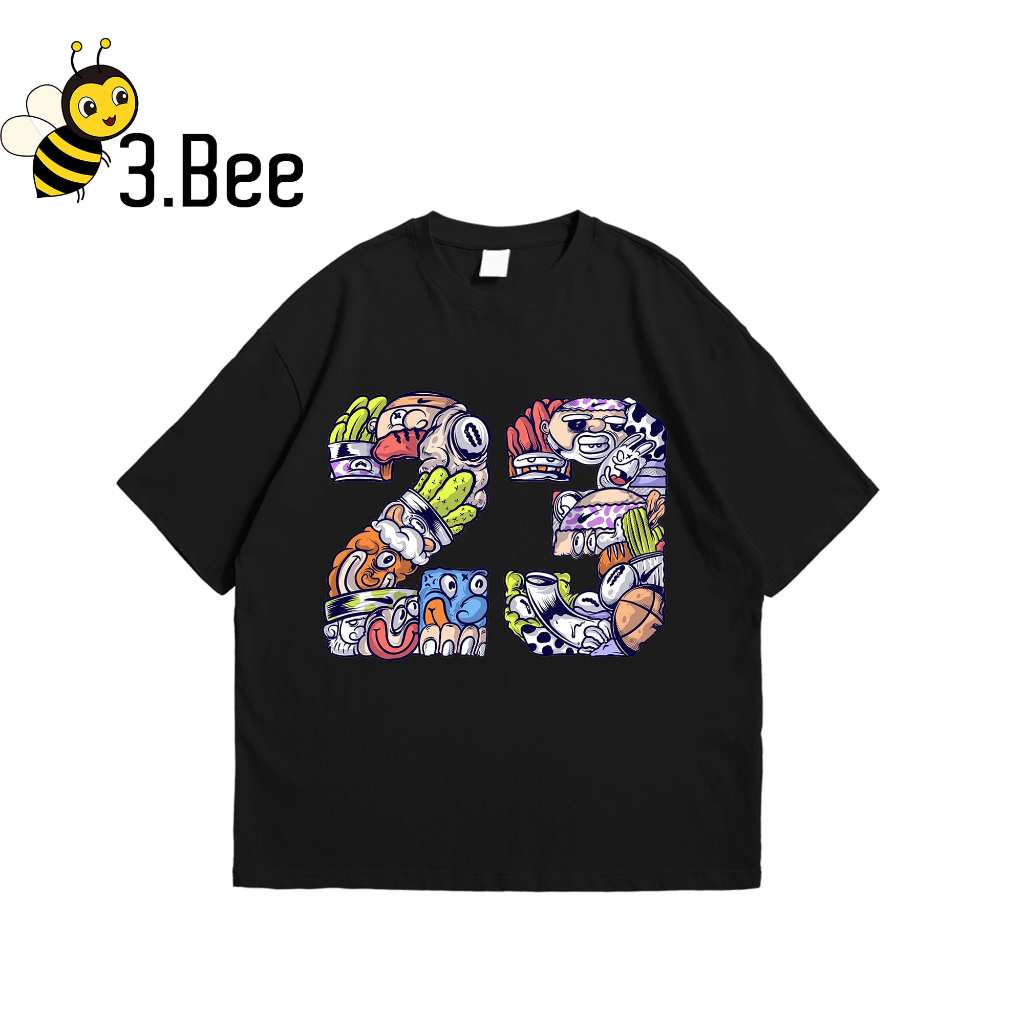 3bee.store - LETTER T-SHIRTS 23 - เสื้อยืดมานอกเดิม - เสื้อ Kata Kata Kata เสื้อยืด - เสื้อสามารถต้น